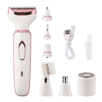 SilkyTouch Pro™ – Epilator portabil cu 4 capete