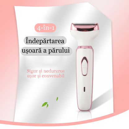 SilkyTouch Pro™ – Epilator portabil cu 4 capete