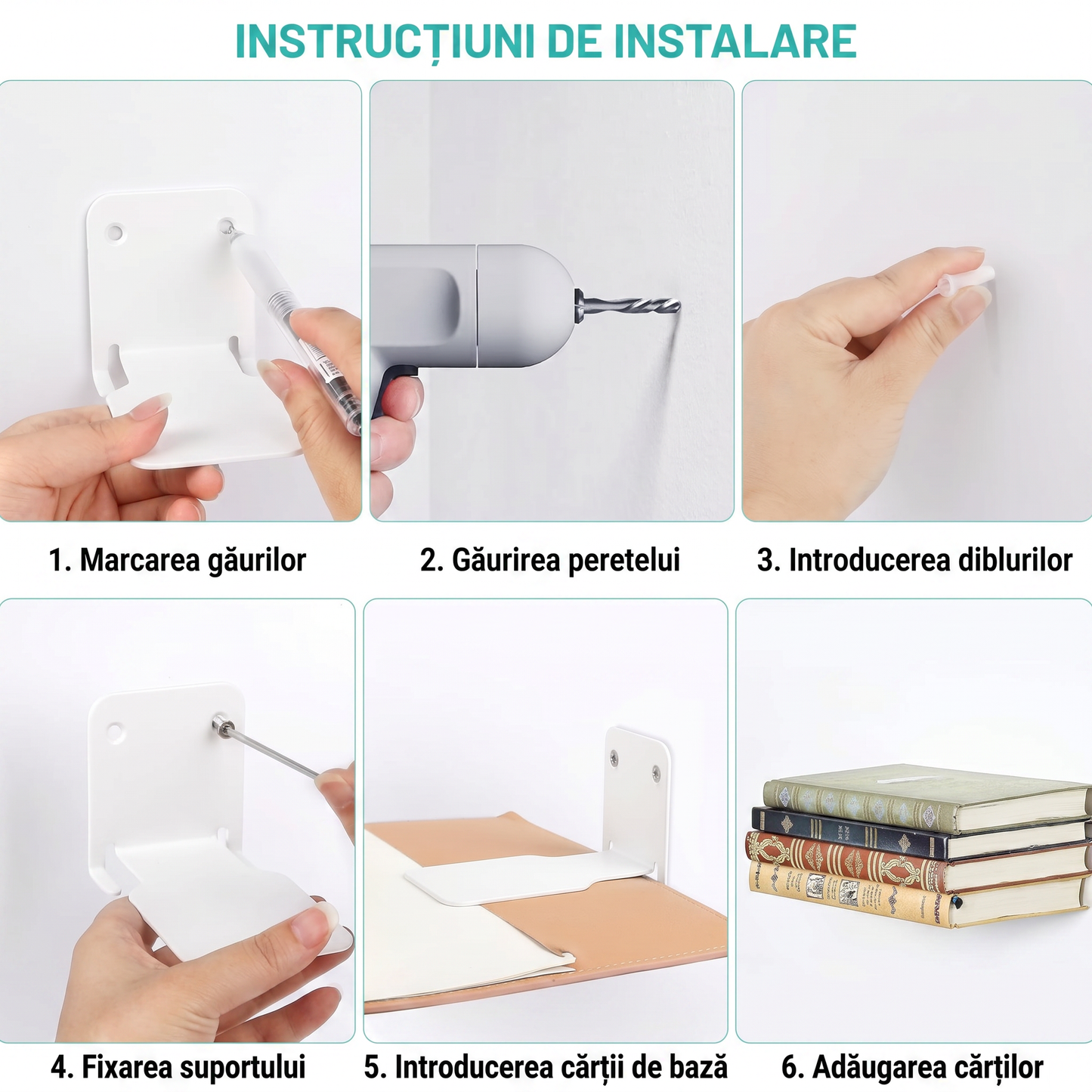Mini Raft Invizibil pentru Cărți