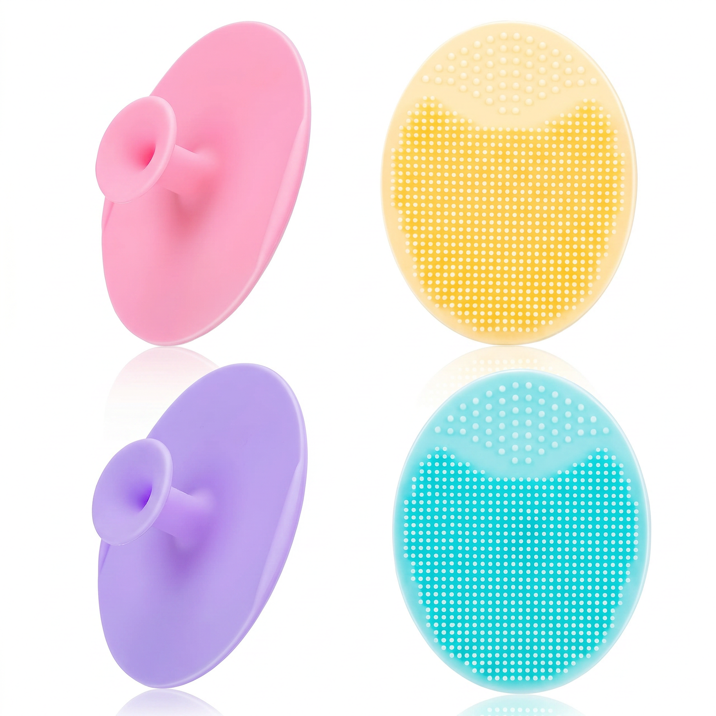 Set 4 Perii de Curățare pentru Ten și Scalp