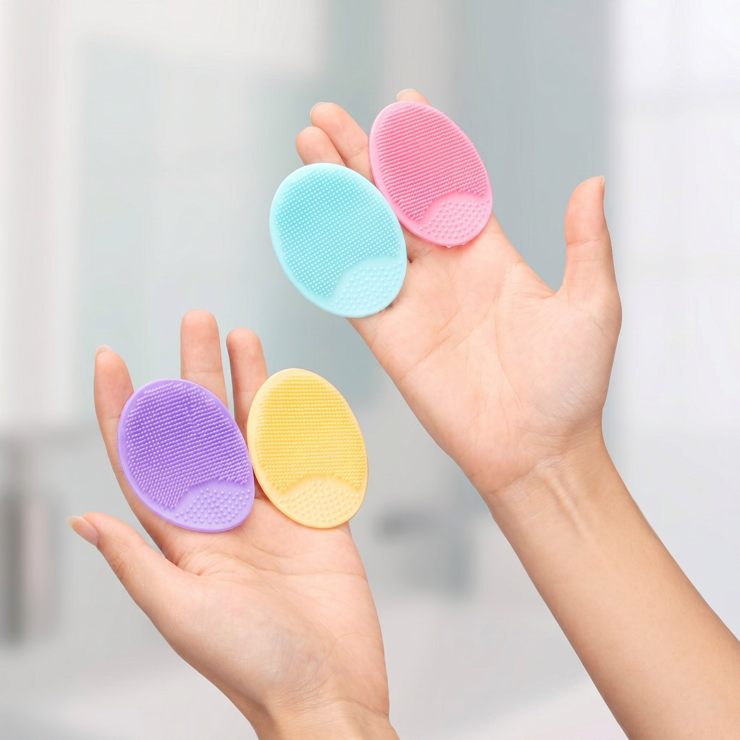 Set 4 Perii de Curățare pentru Ten și Scalp
