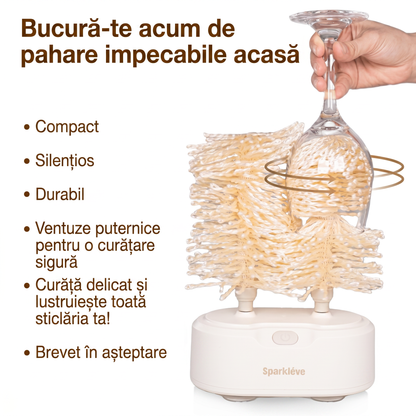 Dispozitiv Profesional pentru Uscarea și Lustruirea Paharelor