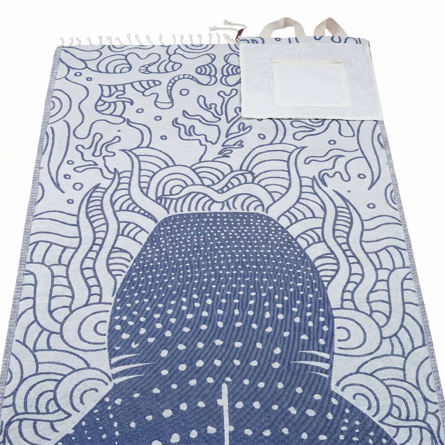 Sac de Plajă Multifuncțional cu Design Marin