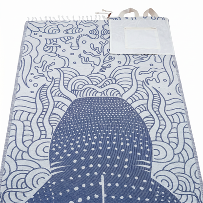 Sac de Plajă Multifuncțional cu Design Marin