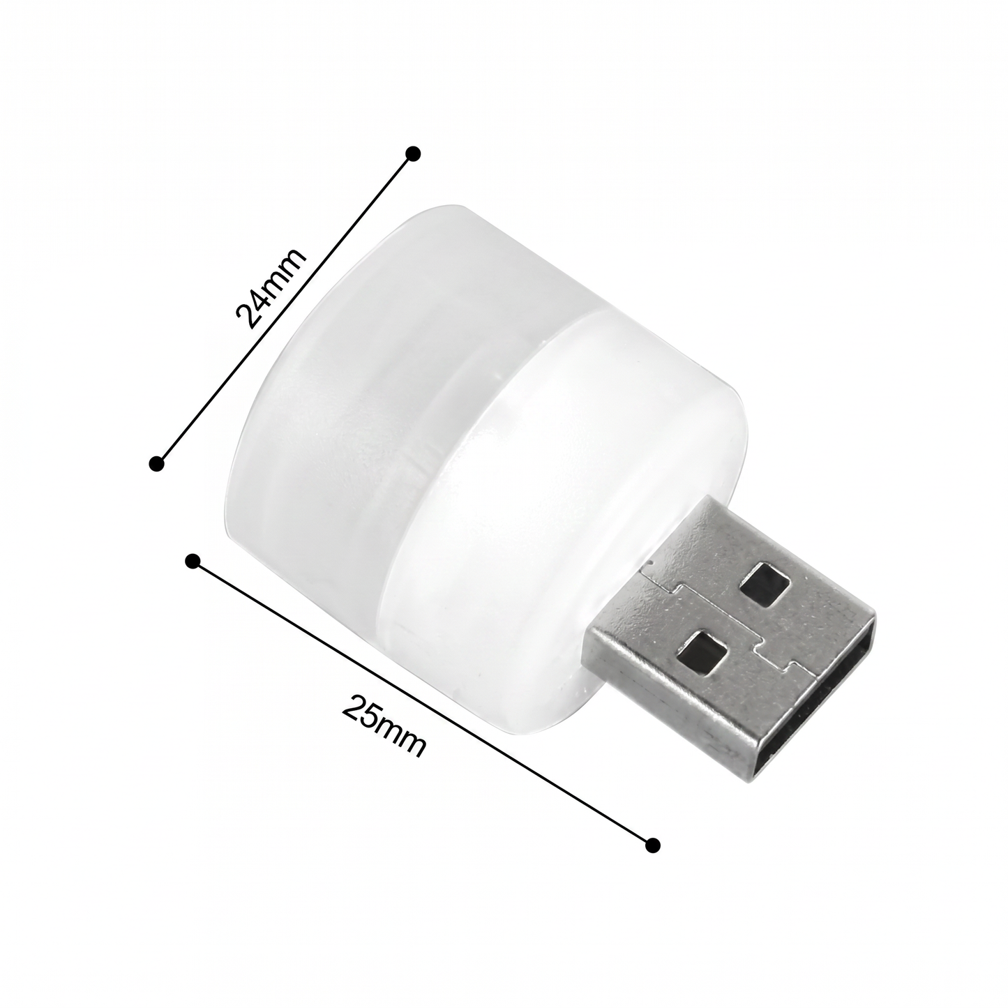 Set 4 Lampi de Noapte USB pentru Atmosferă Caldă