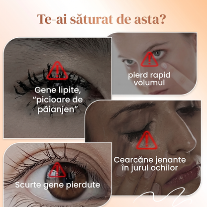 Rimel Rezistent la Apă și Anti-Întindere cu Efect de Alungire
