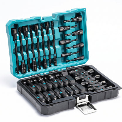 Set Profesional 31 Piese Biți Magnetici și Tubulare pentru Bormașină