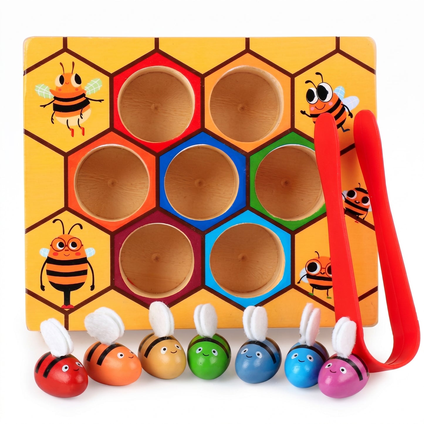 Joc de Tip Montessori pentru Asociere si Dexteritate pentru 3 ani
