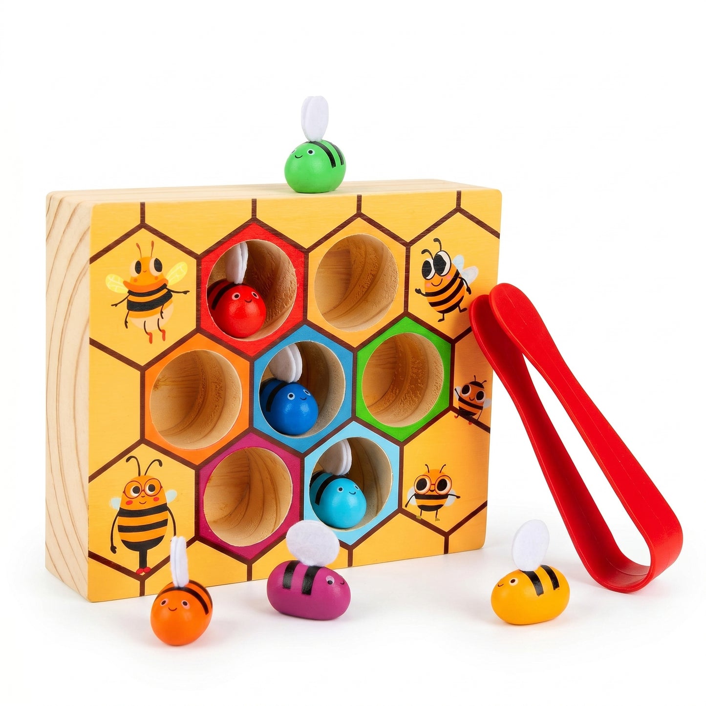 Joc de Tip Montessori pentru Asociere si Dexteritate pentru 3 ani
