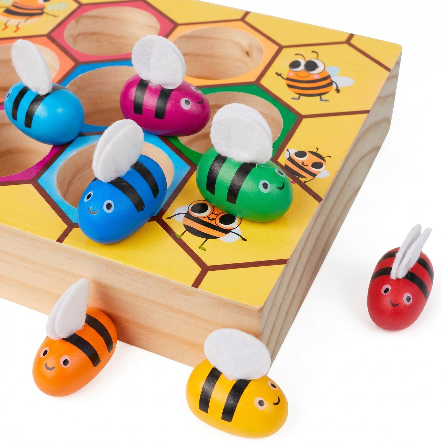 Joc de Tip Montessori pentru Asociere si Dexteritate pentru 3 ani