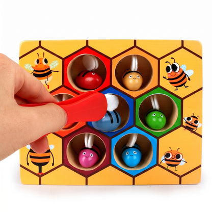 Joc de Tip Montessori pentru Asociere si Dexteritate pentru 3 ani