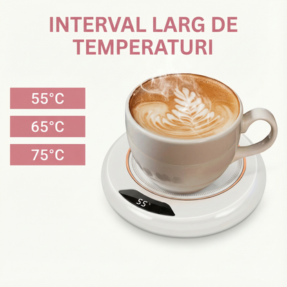 Dispozitiv de Încălzire a Cănii cu Temperatură Reglabilă