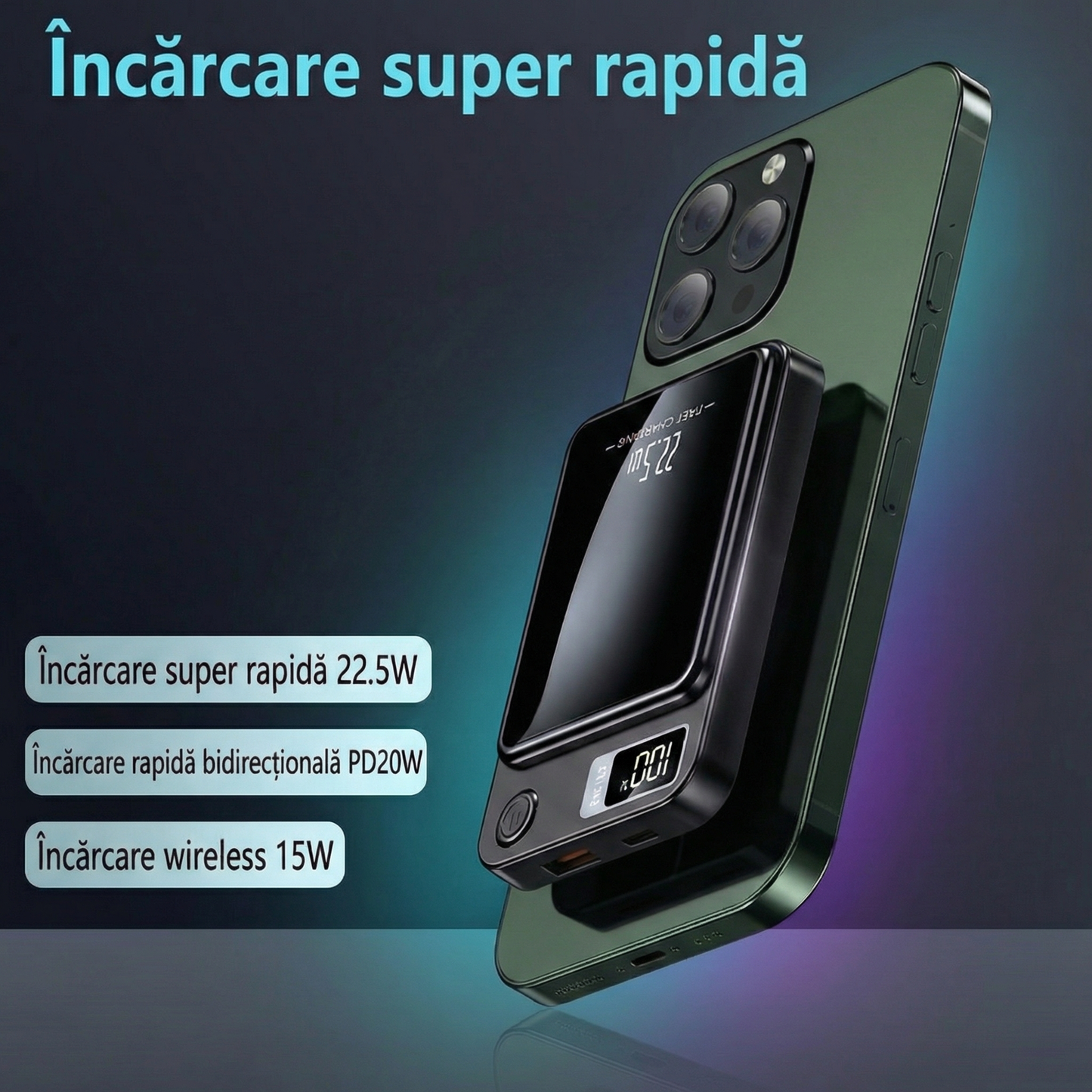 Baterie Externa Portabila 10000MAh
