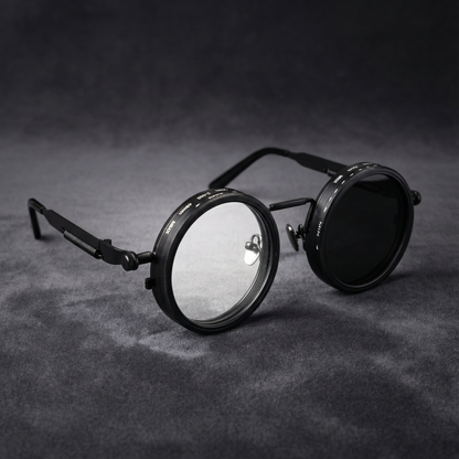 Ochelari Unisex Reglabili cu Lentile din Aluminiu și Ramă din Aliaj