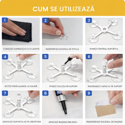 Kit Profesional pentru Reparare Parbriz sau Ecran