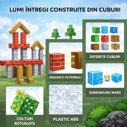 MagneCraft - Cuburi Magnetice de Construcție