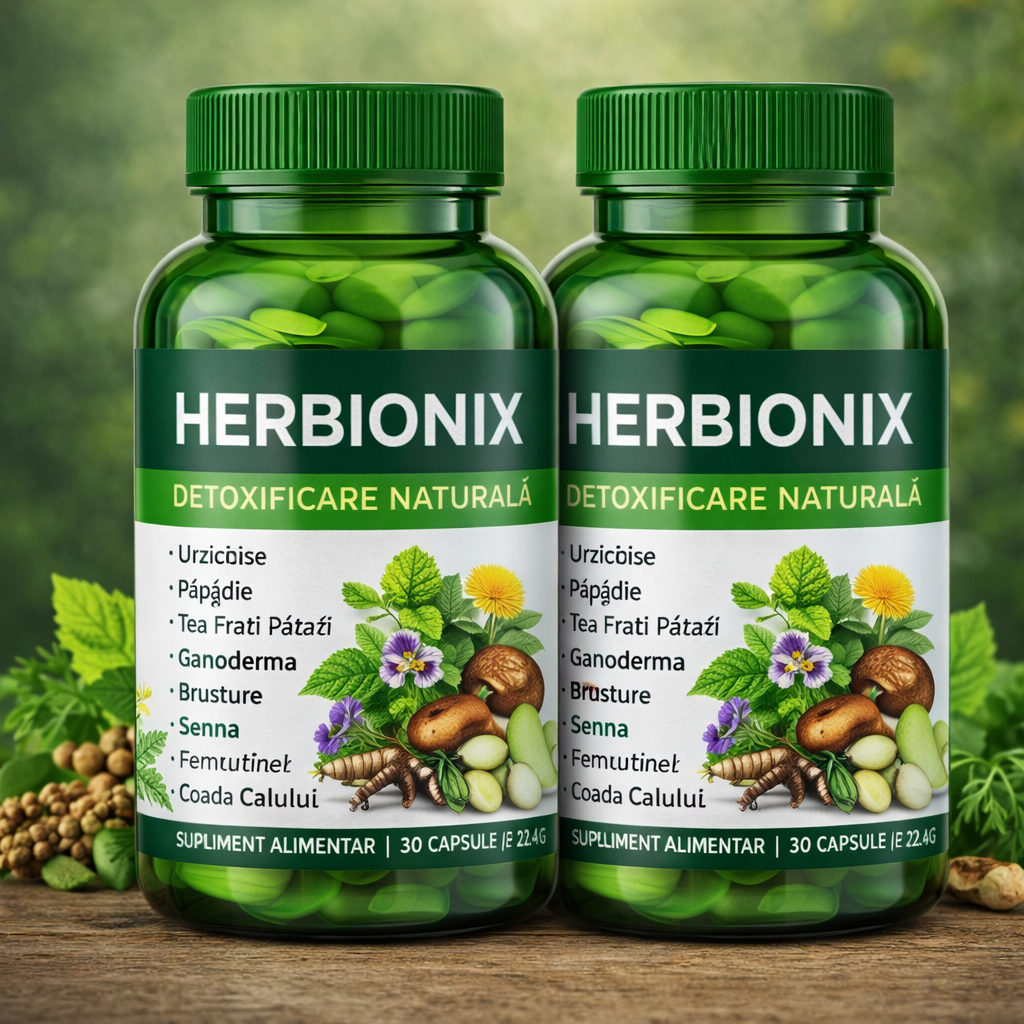 Herbonix - Pastile pentru Detoxifiere Rapidă