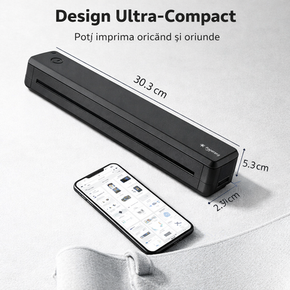 Imprimantă Termică Portabilă Mini Wireless cu Scanner