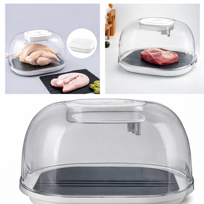 Cutie de Decongelare  – Tavă Rapidă din Aliaj de Aluminiu, cu Alimentare USB, pentru Bucătărie