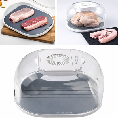 Cutie de Decongelare  – Tavă Rapidă din Aliaj de Aluminiu, cu Alimentare USB, pentru Bucătărie
