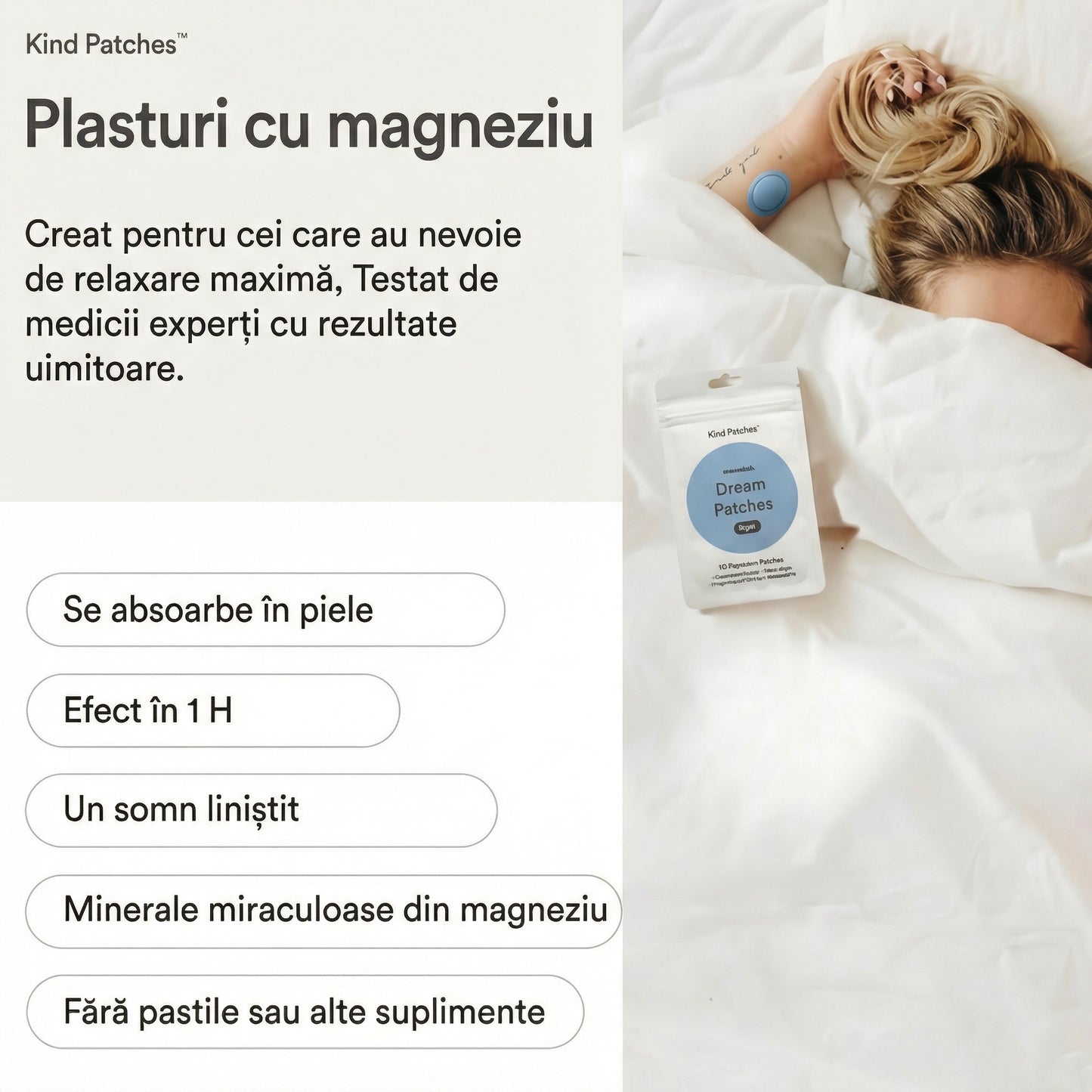 Set 24 de Plasturi de Magneziu pentru Noapte