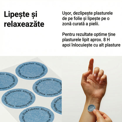 Set 24 de Plasturi de Magneziu pentru Noapte