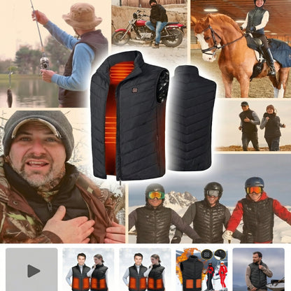 Vestă Impermeabilă cu Încălzire