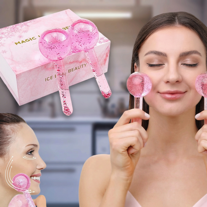 Bile cu Gheață pentru Masaj Facial