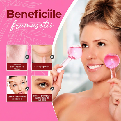 Bile cu Gheață pentru Masaj Facial