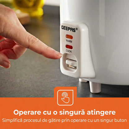 Oala Electrică pentru Gătit, 2 în 1, Funcție de Menținere la Cald, Recipient Antiaderent și Capac din Sticlă