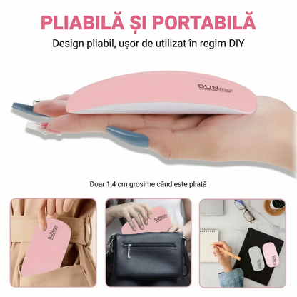 Mini Lampă penru Unghii Alimentat prin Micro USB
