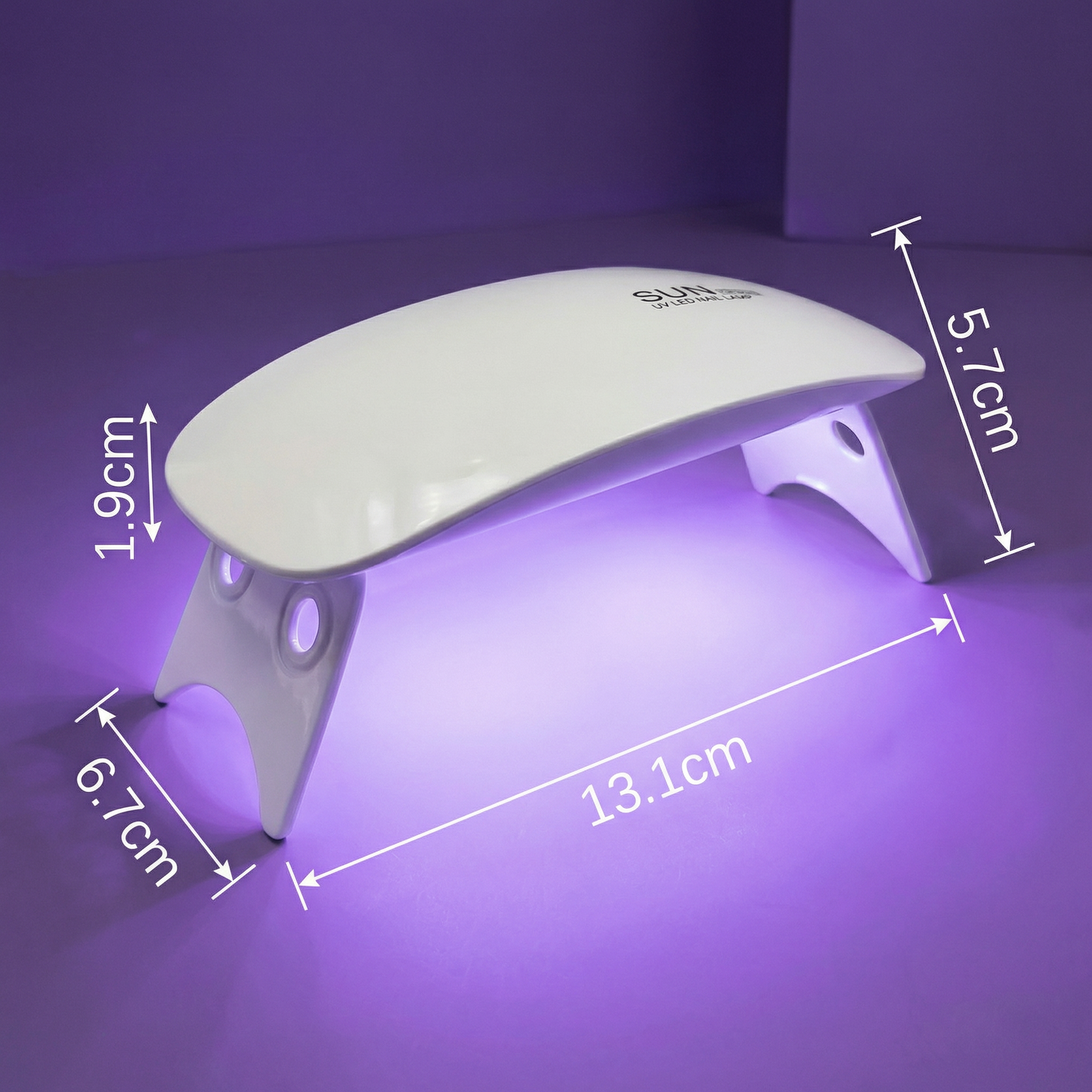 Mini Lampă penru Unghii Alimentat prin Micro USB