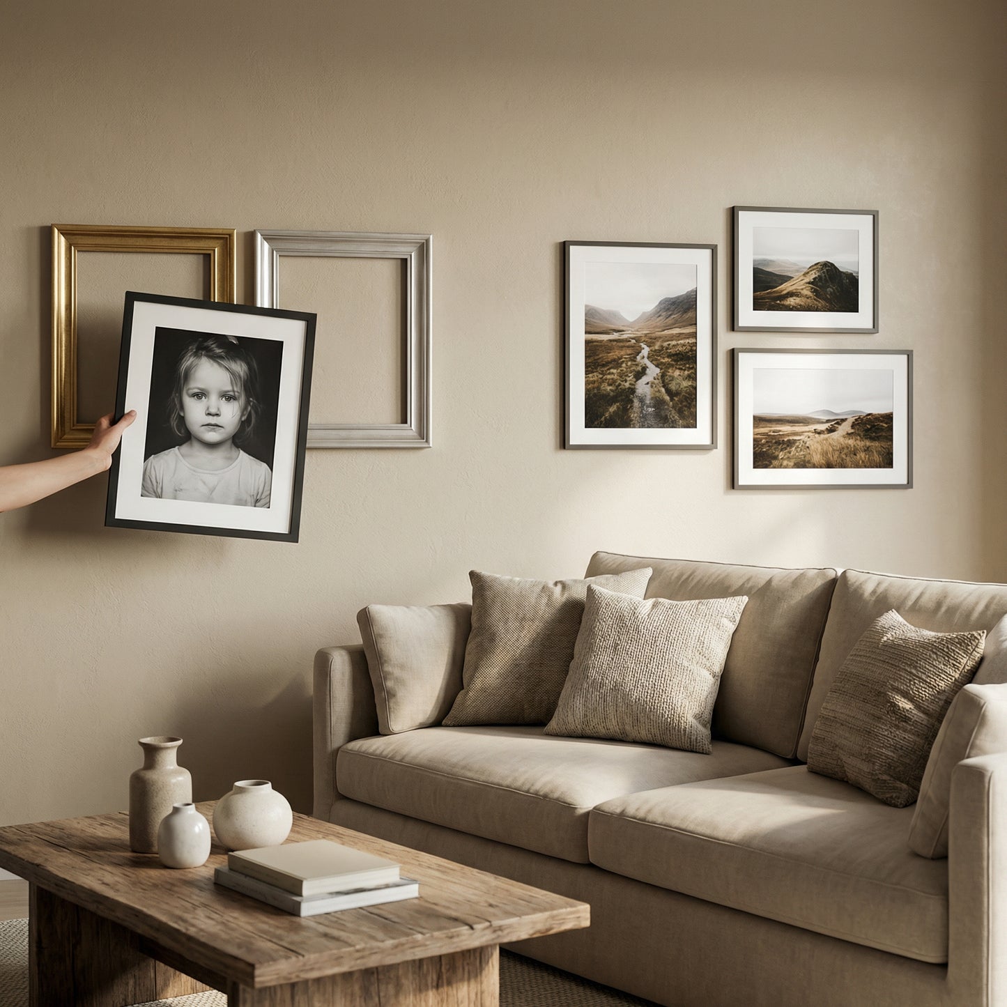 Set de 5 Rame Foto pentru Decor