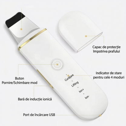 Aparat de Curățare Facială Electrică cu Încărcare