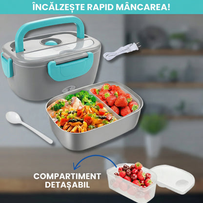 Caserolă Electrică 3-în-1 pentru Încălzit Mâncarea