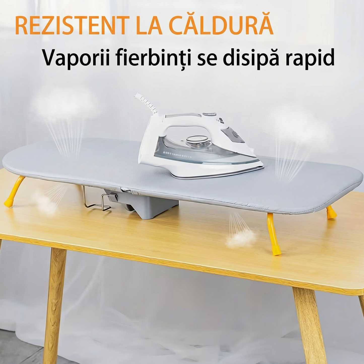 Masă de Călcat Pliabilă cu Suport