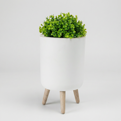 CoșulCreativ - Coș de Gunoi cu Plante Artificiale pentru Baie și Bucătărie