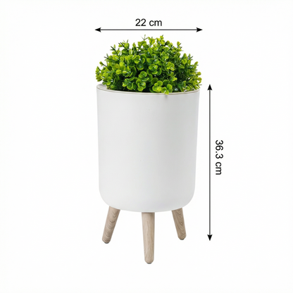 CoșulCreativ - Coș de Gunoi cu Plante Artificiale pentru Baie și Bucătărie