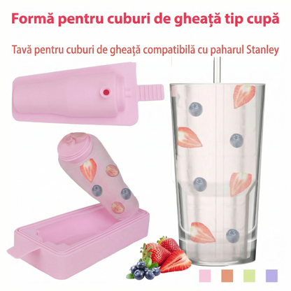 Formă de Gheață Multifuncțională în Formă de Cilindru Gol