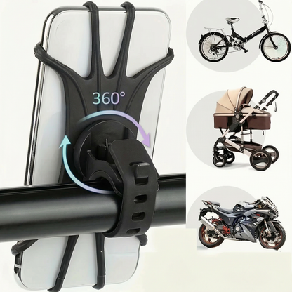 Suport Rotativ 360° pentru Telefon la Bicicletă