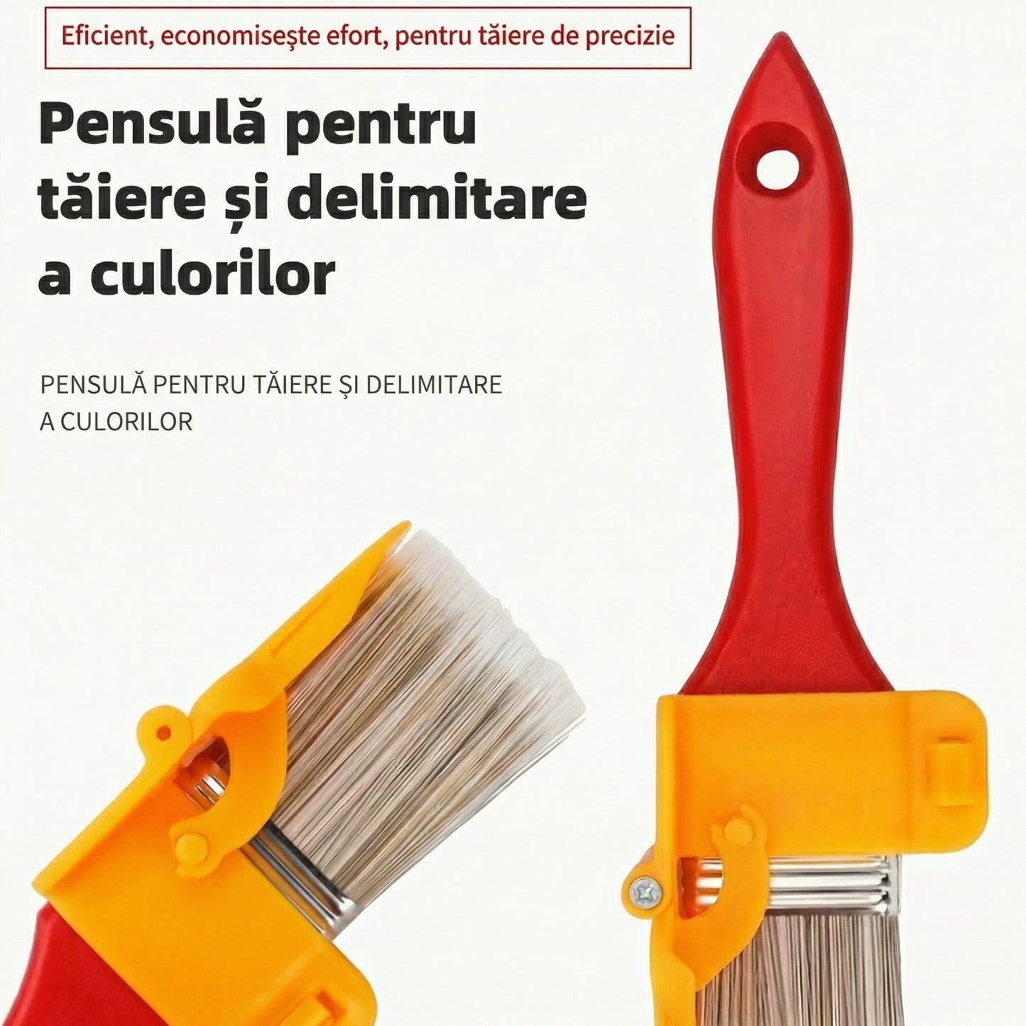 Pensulă cu Separator Precis pentru Finisarea Vopselei