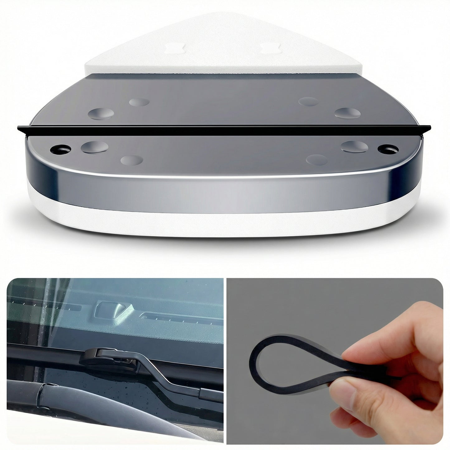 Ștergător de Geamuri Magnetic Cu Două Fețe