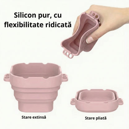 Covoraș de Pictură din Silicon cu Separator de Culori și cu Cană
