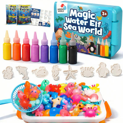 Set Creativ de Geluri cu Figurine Marine
