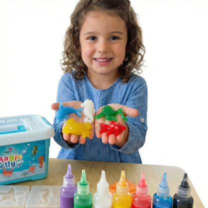 Set Creativ de Geluri cu Figurine Marine
