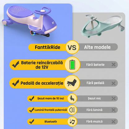 Trotinetă LED pentru Copii