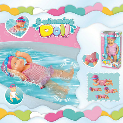 Păpușă Înotătoare pentru Baie și Piscină