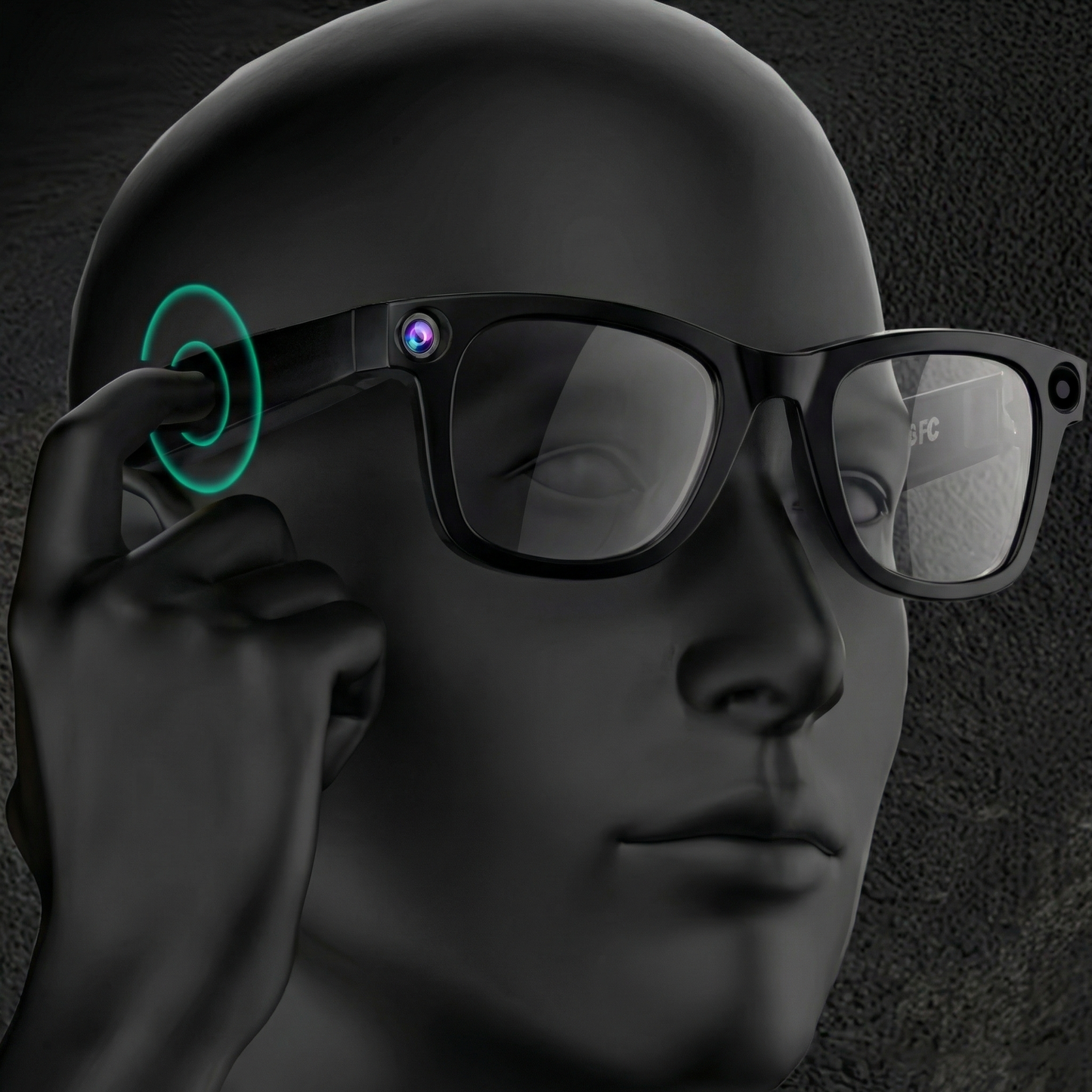 Ochelari Inteligenți 2025, cu Cameră 4K, Baterie 220 mAh, Funcții AI, pentru Apeluri Telefonice, Muzică și ChatGPT