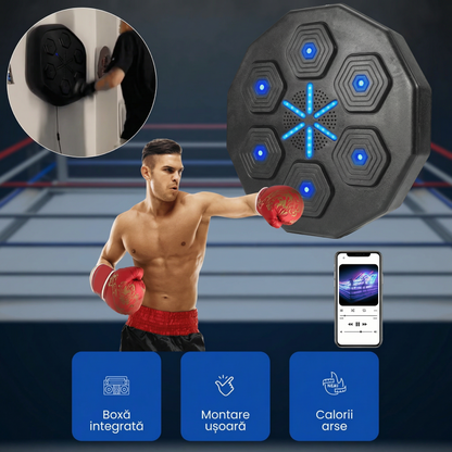 Aparat de Box pentru Antrenamente și Distracție Acasă cu Boxă Bluetooth