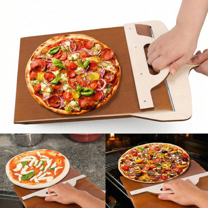 Paletă Glisantă pentru Pizza și Produse de Patiserie, Perfectă pentru Transferul Aluatului